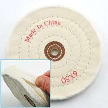 150mm 헝겊 양모 연마 휠 버핑 패드 청소 폴리 셔 디스크 용 파워 앵글 벤치 그라인더 도구, 한개옵션0