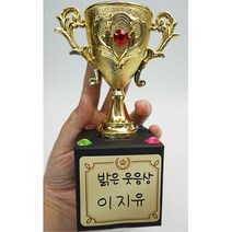 졸업식 축하기념 상장 수상 미니트로피 만들기 4인 행사 선물 상패 어린이집 기관 7살 7세