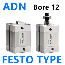 소형유압실린더 가이드실린더 ADN 보어 12mm 소형 실린더 복동 FESTO 유형 유압 ISO 스트로크 5-50mm 수나, 03 ADN12-15-P-A(Female)