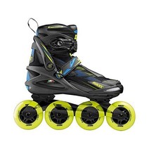 Roces 로세스 헬륨 TIF 블랙 라임 Male 남성용 인라인 스케이트, Black/Lime, 10