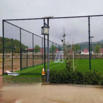 실내 축구장 경기장 코트장 보호 울타리 그물망, 높이 4미터 및 가로 막대 2개 세트