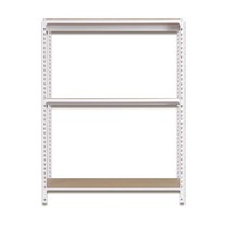 스피드랙 무볼트 조립식 앵글 철제 선반 3단 1200 x 900 x 2100, 화이트, 9mm 양면코팅 보드, 색상