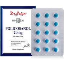 [4개 묶음] 쿠바산 폴리코사놀 20mg 90정콜레스테롤 사탕수수