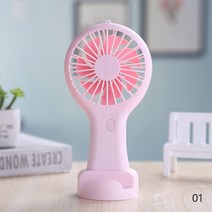 캠핑에어컨 소형 풍력 선풍기 편리하고 매우 조용 휴대용 사무실, 03 White