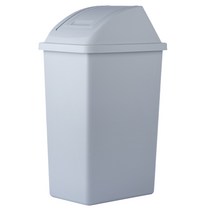 온더바이 종량제 100리터 쓰레기통 업소용 카페 대용량 대형 휴지통, 휴지통 회색