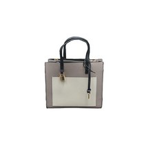 Marc Jacobs 미니 그라인드 가죽 토트 Blue Sea Small