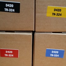 [신도/미놀타] 재생토너 D420 D421 D422 CM2071 CM3031 CM3091 (검정:28K/컬러:26K) TN-324 (BIZHUB-C225/C230/C236), 1개, 빨강