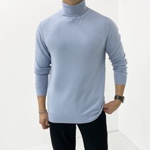데일트 남자 캐시미어 목폴라 터틀넥 니트