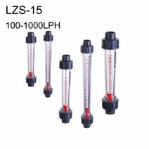 Flow Meters 유량 계 LZS 15 플라스틱 배관 형 액체 유량계 유량계 로터