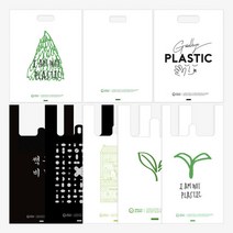 리그라운드 EL724 생분해 비닐봉투 친환경 자연분해 옥수수 생분해성 쓰레기 썩는 비닐봉지, 21.굿바이 플라스틱 링봉투 대 100매