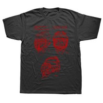 아이스하키 장비 용품 Funny Ice Hockey Goaltender Mask 특허 티셔츠 코튼 스트리트웨어 반팔 생일 선물, 14 BLACK_04 L