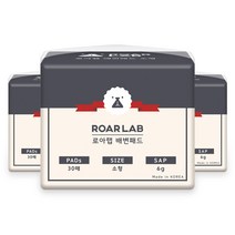 로아랩 반려견용 논슬립 배변패드, 소형 3팩