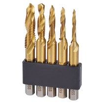 이엑스파워 육각 탭핑 드릴비트 나사기리 전동공구용 (드릴과탭작업을 한방에), 드릴탭세트 EDT-5, 1개