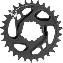 SRAM X-SYNC 2 이글 콜드-포지드 다이렉트 마운트 체인링 - 6 mm 오프셋 236420, Black, 30 T