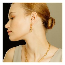 [오젤] [주얼리]Ellipse Two-link_일립스 투 링크 귀걸이 PS019E