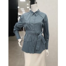 데코 레인보우 코튼 블라우스 DCBAB3801W