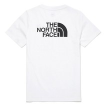 [노스페이스] 키즈 TNF 로고 반팔 라운드티 NT7UN02T_WHT