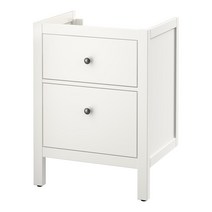 HEMNES 헴네스 세면대2단하부장 - 화이트 60x47x83 cm
