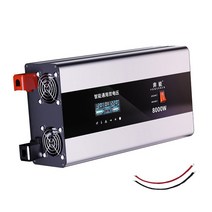 POWERNEN 순수정현파 인버터 12V/24V 공용 스마트 LCD 차량용 자동차 차박 캠핑, 8000W