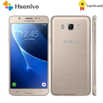 [해외]삼성 J72016 J710F 리퍼비쉬-원래 잠금 해제 5.5인치 2GB RAM 16GB ROM LTE 4G 13.0MP 카메라 옥타 코어 지문 전화, 풀세트, 금