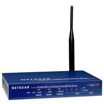 NETGEAR FWG114P ProSafe 802.11g 무선 VPN 방화벽 4포트 10/100 스위치 USB 서버 포함