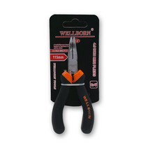 대용량마트 WELLBORN 블랙 구부러진 롱로우즈 4.5/뺀지/니퍼/펜치, 상세페이지 참조