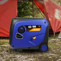 무선리모컨 발전기 산업용 카라반 푸드트럭 노점상용, 4000W 저소음 리모콘