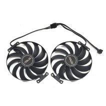 노트북거치대 노트북 냉각 패드 하이 라이저 높이 조절 거치대 새로운 95mm 5pin cf1010u12s 듀얼 rx 6600 6600xt GPU 팬 asus radeon 듀얼, 1 세트