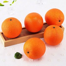 10PCS 7.5x8cm 인공 오렌지 홈 침실 장식 과일 축제 파티 용품 음식 사진 소품, 주황색, 10개