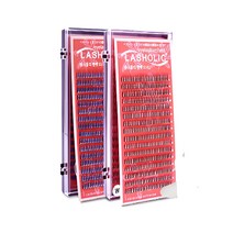 CMCOSMETIC 래쉬홀릭 러시안볼륨 속눈썹 래쉬 2D 3D 속눈썹 연장 재료, C컬, 12mm