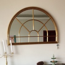 북유럽풍 벽거울 화장대 인테리어 엔틱 고딕 파우더룸 화장실 미국 프랑스 국가 복고풍 단철 벽 거울 벽난로 장식 거울 오래된 현관 거울 레스토랑 배경 벽걸이 거울, 다른, 아니요, 핸드브러시드레드구리프레임80x60렌즈포함