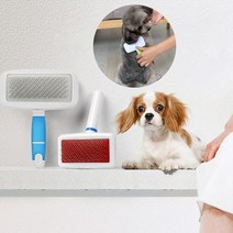 케어펫 사랑빗 털갈이브러쉬, 핫핑크, 필수