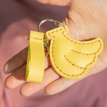 직장인 취미용 과일 키링 만들기키트 가죽공예체험 손바느질diy 취미키트 직장인취미, 복숭아, 1개