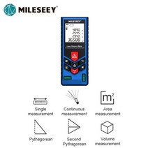 레이저 측정기 디지털 스마트 줄자 mileseey x5 laser distance meter rangefinder trena laser 거리, x6, 100m