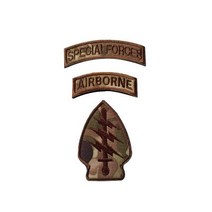 미군용품 밀리터리 패치 와펀미국 육군 특수 부대 공수 자수 패치 국기 레인저 탭 군사 엠블럼 천 가방 전, 06 6