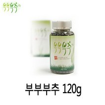 국산 부부부추한평 부추 가루 분말 부추환 120g 10+ 사은품 봄부추 정구지 검정콩 호박 남자 여자 양기초 파옥초 부추즙 부추가루 엽록소 클로로필 베타카로틴 부부 생활 에너지, 1통