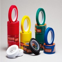 금성바닥라인테이프24mm 48mm*33M 노랑 녹색 백색 적색 청색 흑색, 백색24mm*33M, 1개