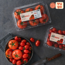 (단골마트)스테비아 하루토망고 완숙 토마토 500g 1kg, 방울토마토1kg
