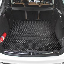 지엠지모터스 퀼팅 가죽 트렁크매트 풀세트, 볼보 볼보 XC90, 블랙