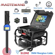 배관내시경카메라 산업용 내시경 카메라 관로 배관 탐지기512HZ sonde Locator 하수관 검사 카메라 9 인치, 02 30m