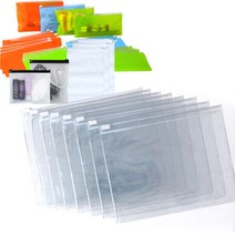 PVC슬라이드지퍼백/투명-25x12(10장)/주문제작, 단품, 단품