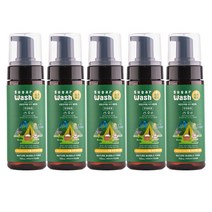 슈가워시 5ps 친환경 물없이 거품으로 닦아내는 다목적 클리너 스텐연마제 제거 찌든때 기름때 캠핑 차박 트레킹 세정제, 5개, 150ml