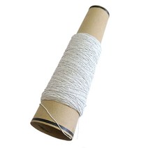 쏘잉스타 실고무줄 고무줄실 늘어나는 실 탄성있는 실 2색상 50yard, 화이트
