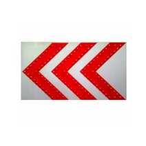 LED 점멸 세줄 갈매기 1800X900 / 표지판, 쏠라24시간, 1개