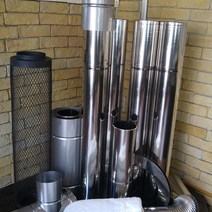스텐연통 150mm/ 스텐연도 /벽난로스텐연통/화목난로연통/동원벽난로/흑관, (흑관 ) 역풍방지기