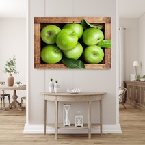 아란아트 사과그림 15종 풍수 인테리어 캔버스 액자 주방 거실, 07 럭키7송이 청사과