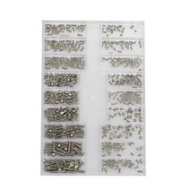 노트북수리키트 멀티 타입 미니 나사 너트 DIY 키트 노트북 맥북 컴퓨터 휴대 전화 시계 수리 패스너 세트 조립, [02] SILVER