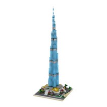 (국내 당일발송) HC 1+1 대형 건물시리즈 나노블럭, 02.대형 할리파타워