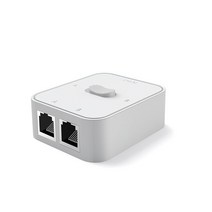 네트워크 스위치 허브 전원 없음 2 웨이 기가비트 네트워크 스위치 어댑터 분배기 케이블 익스텐더 1000mb, 하얀