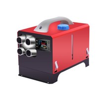 무시동 히터 트럭 캠핑카 차량용 온풍기 캠핑 난방 화물차, 07.알루미늄 수직 4구 12V, 1개